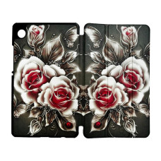 Чохол BeCover Smart Case для Samsung Galaxy Tab A11 SM-X133/SM-X135 8.7" Black Rose (713983)