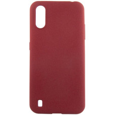 Чeхол-накладка Dengos Carbon для Samsung Galaxy A01 SM-A015 Red (DG-TPU-CRBN-55)