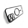 Чохол-накладка BeCover TPU Chrome Case MagSafe для Apple iPhone 16 Pro Black (712080)