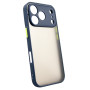 Чохол-накладка Dengos Matt для iPhone 17 Pro Blue (DG-TPU-MATT-171)