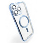Чохол-накладка BeCover TPU Chrome Case MagSafe для Apple iPhone 16 Pro Max Sierra Blue (712087)