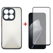 Чохол-накладка Dengos Matt для Xiaomi 15T Black (DG-KM-199) + захисне скло