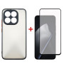 Чохол-накладка Dengos Matt для Xiaomi 15T Black (DG-KM-199) + захисне скло