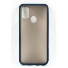 Чeхол-накладка Dengos Matt для Oppo A12 Blue (DG-TPU-MATT-61)