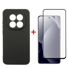 Чохол-накладка Dengos Carbon для Xiaomi Redmi Note 15 Pro 4G Black (DG-KM-191) + захисне скло