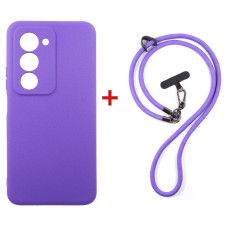 Чохол-накладка Dengos для Xiaomi Redmi 15 Violet (DG-KM-CCRB-46) + ремінець