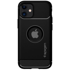 Чохол-накладка Spigen Rugged Armor для Apple iPhone 12 Mini Matte Black (ACS01743)