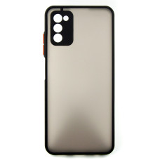 Чeхол-накладка Dengos Matt для Samsung Galaxy A03s SM-A037 Black (DG-TPU-MATT-85)