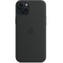 Чохол-накладка Apple Silicone Case with MagSafe для Apple iPhone 15 Plus Black (MT103)