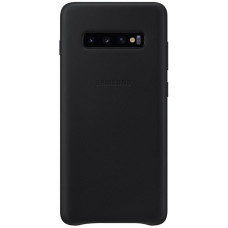 Чохол-накладка Samsung Leather Cover для Samsung Galaxy S10+ SM-G975 Black (EF-VG975LBEGRU)
