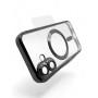 Чохол-накладка BeCover TPU Chrome Case MagSafe для Apple iPhone 16 Black (712070)