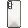 Чохол-накладка Dengos для Samsung Galaxy A36 SM-A366 Black Full Glue (DG-KM-145) + захисне скло