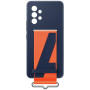 Чохол-накладка Samsung Silicone Cover with Strap для Samsung Galaxy A53 SM-A536 Navy (EF-GA536TNEGRU)