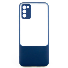 Чeхол-накладка Dengos Matte Bng для Samsung Galaxy A02s SM-A025 Blue (DG-TPU-BNG-07)