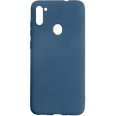 Чeхол-накладка Dengos Carbon для Samsung Galaxy A11 SM-A115 Blue (DG-TPU-CRBN-67)