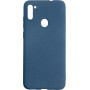 Чeхол-накладка Dengos Carbon для Samsung Galaxy A11 SM-A115 Blue (DG-TPU-CRBN-67)