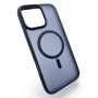Чохол-накладка BeCover Metal Buttons Case MagSafe для Apple iPhone 16 Pro Blue (712097)