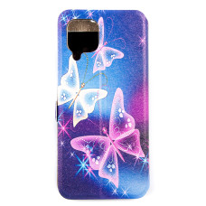 Чeхол-книжка Dengos Flipp-Book Call ID для Samsung Galaxy A22 SM-A225 Розовая бабочка (DG-SL-BK-307)