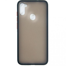 Чeхол-накладка Dengos Matt для Samsung Galaxy M11 SM-M115 Black (DG-TPU-MATT-47)