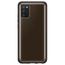 Чехол-накладка Samsung Soft Clear Cover для Samsung Galaxy A02s SM-A025 Black (EF-QA025TBEGRU)