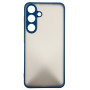 Чохол-накладка Dengos Matt для Samsung Galaxy S25 Plus SM-S936 Blue (DG-KM-143) + захисне скло