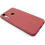 Чeхол-накладка Dengos Carbon для Vivo Y15 Red (DG-TPU-CRBN-97)