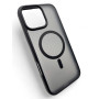 Чохол-накладка BeCover Metal Buttons Case MagSafe для Apple iPhone 16 Pro Max Black (712099)