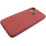 Чeхол-накладка Dengos Carbon для Vivo Y15 Red (DG-TPU-CRBN-97)