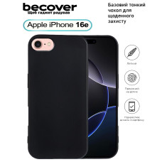Чохол-накладка BeCover для Apple iPhone 16e Black (713238)