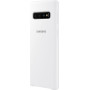 Чохол-накладка Samsung Silicone Cover для Samsung Galaxy S10 SM-G973 White (EF-PG973TWEGRU)
