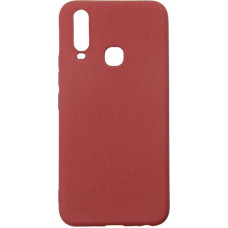 Чeхол-накладка Dengos Carbon для Vivo Y15 Red (DG-TPU-CRBN-97)