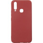 Чeхол-накладка Dengos Carbon для Vivo Y15 Red (DG-TPU-CRBN-97)