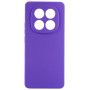 Чохол-накладка Dengos Carbon для Xiaomi Redmi Note 14 Pro Purple (DG-KM-130) + захисне скло