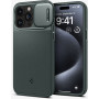 Чохол-накладка Spigen Optik Armor MagFit для Apple iPhone 15 Pro Abyss Green (ACS06739)