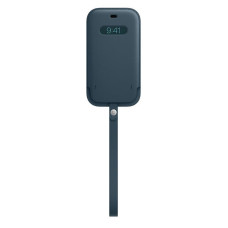 Чохол на руку Apple Leather Sleeve with MagSafe для Apple iPhone 12/12 Pro Baltic Blue (MHYD3)