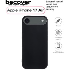 Чохол-накладка BeCover для Apple iPhone 17 Air Black (713758)