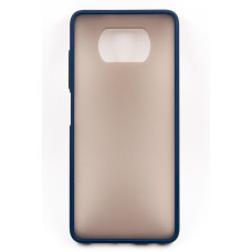 Чeхол-накладка Dengos Matt для Xiaomi Poco X3 Blue (DG-TPU-MATT-69)