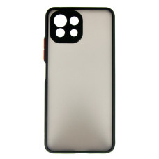 Чeхол-накладка Dengos Matt для Xiaomi Mi 11 Lite 5G NE Black (DG-TPU-MATT-89)