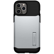Чохол-накладка Spigen Slim Armor для Apple iPhone 12 Pro Max Satin Silver (ACS01482)