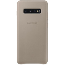 Чохол-накладка Samsung Leather Cover для Samsung Galaxy S10+ SM-G975 Gray (EF-VG975LJEGRU)