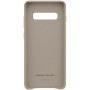 Чохол-накладка Samsung Leather Cover для Samsung Galaxy S10+ SM-G975 Gray (EF-VG975LJEGRU)