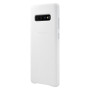 Чохол-накладка Samsung Leather Cover для Samsung Galaxy S10+ SM-G975 White (EF-VG975LWEGRU)
