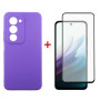 Чохол-накладка Dengos Carbon для Xiaomi Redmi 15 Purple (DG-KM-164) + захисне скло