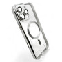 Чохол-накладка BeCover TPU Chrome Case MagSafe для Apple iPhone 16 Pro Silver (712083)