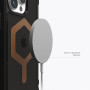 Чохол-накладка Urban Armor Gear для Apple iPhone 15 Pro Max Plyo Magsafe Black/Bronze (114305114085)
