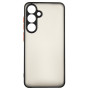 Чохол-накладка Dengos Matt для Samsung Galaxy S24 FE SM-S721 Black (DG-KM-117) + захисне скло