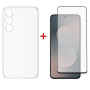 Чохол-накладка Dengos Soft для Samsung Galaxy S25 FE SM-S731 Clear (DG-KM-172) + захисне скло