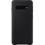 Чохол-накладка Samsung Leather Cover для Samsung Galaxy S10 SM-G973 Black (EF-VG973LBEGRU)