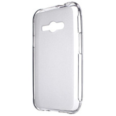 Чехол-накладка Drobak Elastic PU для Samsung Galaxy J1 Ace SM-J110 White Clear (216969)