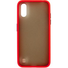 Чeхол-накладка Dengos Matt для Samsung Galaxy A01 SM-A015 Red (DG-TPU-MATT-33)